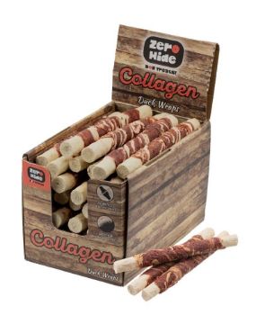 Picture of Zero Hide Collagen Duck Wraps Large 1.7kg (app 35pc) x 1