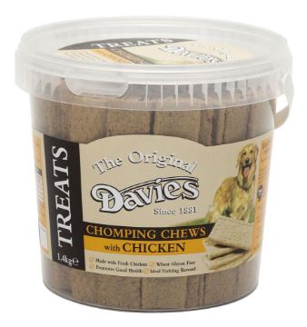 Picture of Davies Chomping Chews Chicken 1.4kg Tub