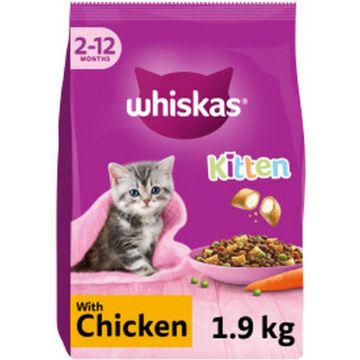 Picture of Whiskas Kitten & Junior Complete Chicken 1.9kg