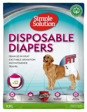 Picture of Simple Solution Disposable Diapers XXL 12-Pk x 1