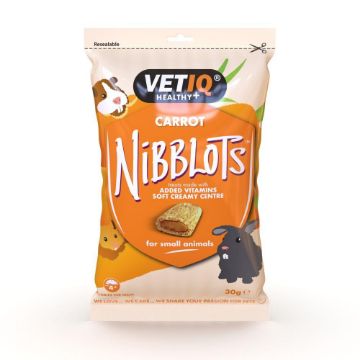 Picture of VETIQ Nibblots Carrot for Small Animal 30g x 8