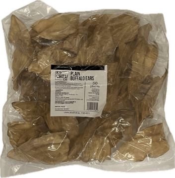 Picture of K9 Chew Co. Buffalo Ears Plain x 50pk