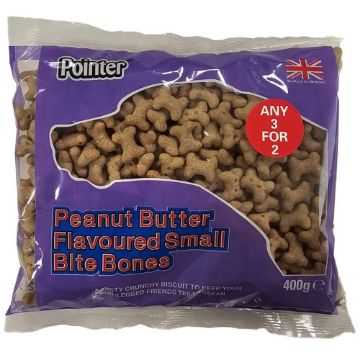 Picture of Pointer Peanut Butter Small Bite Bones 400g x 6