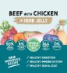 Picture of Naturo Adult Dog Cans Beef & Chicken in Herb Jelly 390g x 12