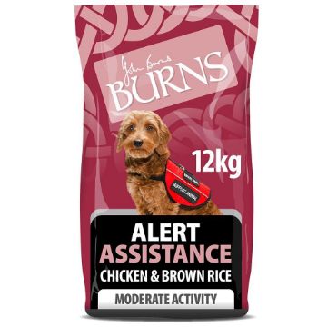 Picture of Burns Dog Alert Assistance Chicken & Brown Rice 12kg