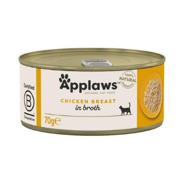 Picture of Applaws Cat Can - Chicken Breast Flake in Broth 70g x 24