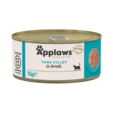 Picture of Applaws Cat Can - Tuna Fillet in Broth 70g x 24