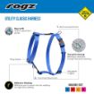 Picture of Rogz Utility Red Medium (Snake) H-Harness 12½"-20½" x 1