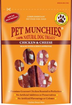 Picture of Pet Munchies Dog Treats - Chicken & Cheese 100g x 8