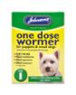 Picture of Johnson's One Dose Wormer (Size 1) Puppies & Small Dogs x 6