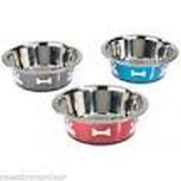 Picture of 1381 Classic Stainless Steel Posh Paws Dish - Small 900ml x 6
