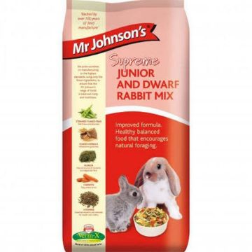 Picture of Mr Johnson's Supreme Junior & Dwarf Rabbit Mix 2.25kg