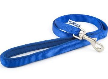 Picture of Ancol Viva Padded Nylon Snap Lead Blue 75kg 100 x 2.5cm x 1