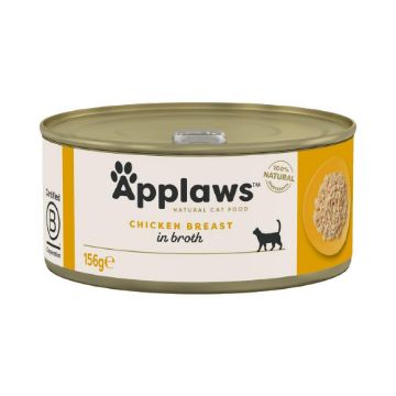 Picture of Applaws Cat Can Chicken Breast Flake in Broth 156g x 24