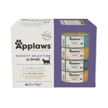 Picture of Applaws Cat Can - Supreme Selection Multipack 70g x 12