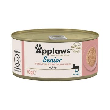 Picture of Applaws Senior Cat Can - Tuna & Salmon in Jelly 70g x 24