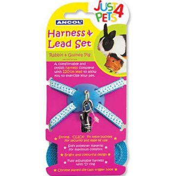 Picture of Ancol Rabbit Harness & Lead Set - Blue x 1