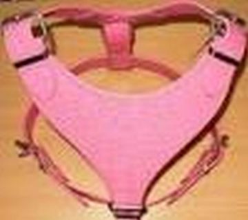 Picture of Avon Rottweiler 'Breastplate' Harness - Plain Pink Croc Leather x 1
