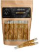 Picture of z [DISC] The Butcher Shop Co. 5" x 9-10mm White Twisted Stick Wrapped with Chicken 10pk x 1