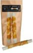 Picture of The Butcher Shop Co. 10" White Twisted Stick Wrapped with Chicken 1pk x 1