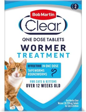 Picture of Bob Martin Clear Cat & Kitten Wormer Tablets x 1