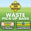 Picture of Bags on Board Scented Poo Bags Ocean Breeze 140 Bags