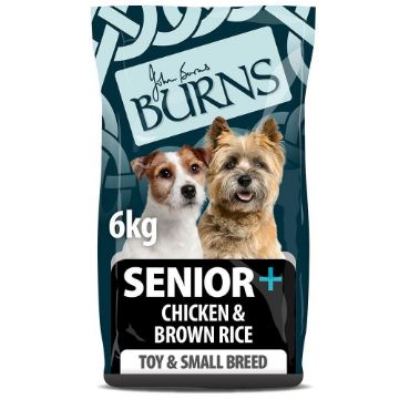 Picture of Burns Senior+ Dog Toy & Small Breed Chicken & Brown Rice 6kg