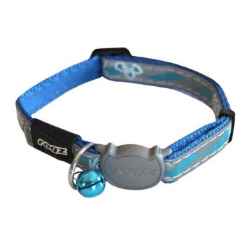 Picture of Rogz Nightcat Cat Collar - Blue Floral x 1