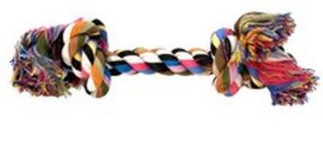 Picture of Dog Life Cotton Rope Bone - Small 2 Knot x 3