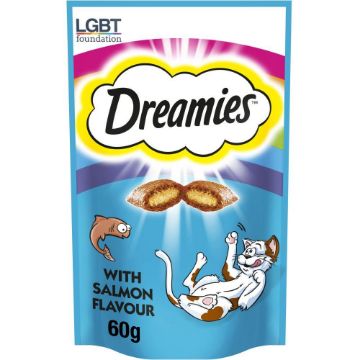 Picture of Dreamies Cat Treats - Salmon 60g x 8