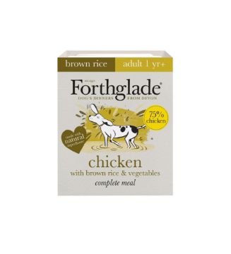 Picture of Forthglade Complete Adult Dog Tray Chicken with Brown Rice & Veg 395g x 18