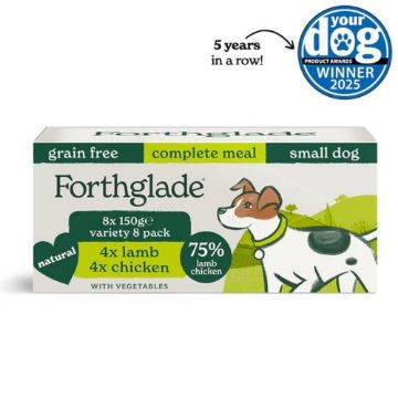 Picture of Forthglade Complete Grain Free Adult Multicase Chicken & Lamb 150g 8pk x 1