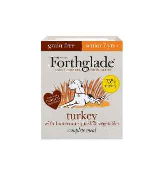 Picture of Forthglade Complete Grain-Free SENIOR 7+ Turkey with Butternut Squash & Veg 395g x 18
