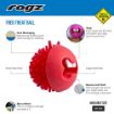 Picture of ROGZ Fred Medium Treat Ball Orange 2½" x 1