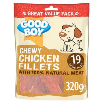 Picture of Good Boy Dog Treats Chicken Fillets 320g x 3