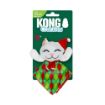 Picture of 2026 KONG Christmas Cat Crackles Santa Kitty Argyle x 3