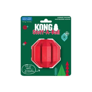 Picture of 2026 KONG Christmas Dog Stuff-a-Ball Medium x 3
