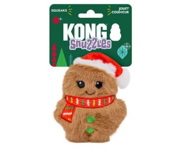 Picture of 2026 KONG Christmas Dog Snuzzles Mini Santa Gingerbread XS x 3