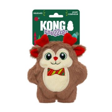 Picture of 2026 KONG Christmas Dog Snuzzles Bow Tie Reindeer Small x 3