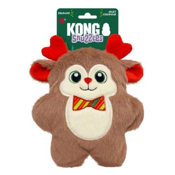 Picture of 2026 KONG Christmas Dog Snuzzles Bow Tie Reindeer Medium x 3