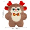 Picture of 2026 KONG Christmas Dog Snuzzles Bow Tie Reindeer Medium x 3