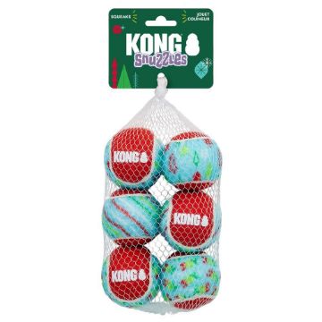Picture of 2026 KONG Christmas Dog SqueakAir Balls 6-pk Medium x 2