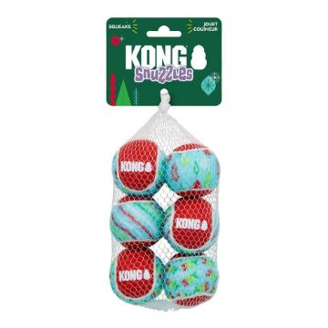 Picture of 2026 KONG Christmas Dog SqueakAir Balls 6-pk Small x 3