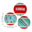 Picture of 2026 KONG Christmas Dog SqueakAir Balls 6-pk Small x 3