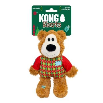 Picture of 2026 KONG Christmas Dog Wild Knots Bear Red Small/Medium x 3