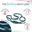 Picture of Halti Anatomy Multi Lead Small Teal x 1