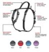 Picture of Halti Walking Harness - Medium 56-76cm Black x 1