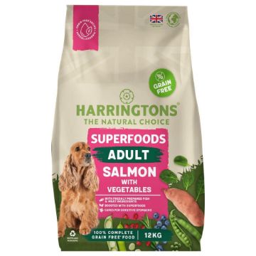 Picture of Harringtons Adult Grain-Free Superfoods Salmon 12kg