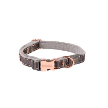 Picture of ROGZ URBAN Classic Dog Collar Dove Grey Small 
