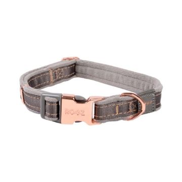 Picture of ROGZ URBAN Classic Dog Collar Dove Grey Medium 